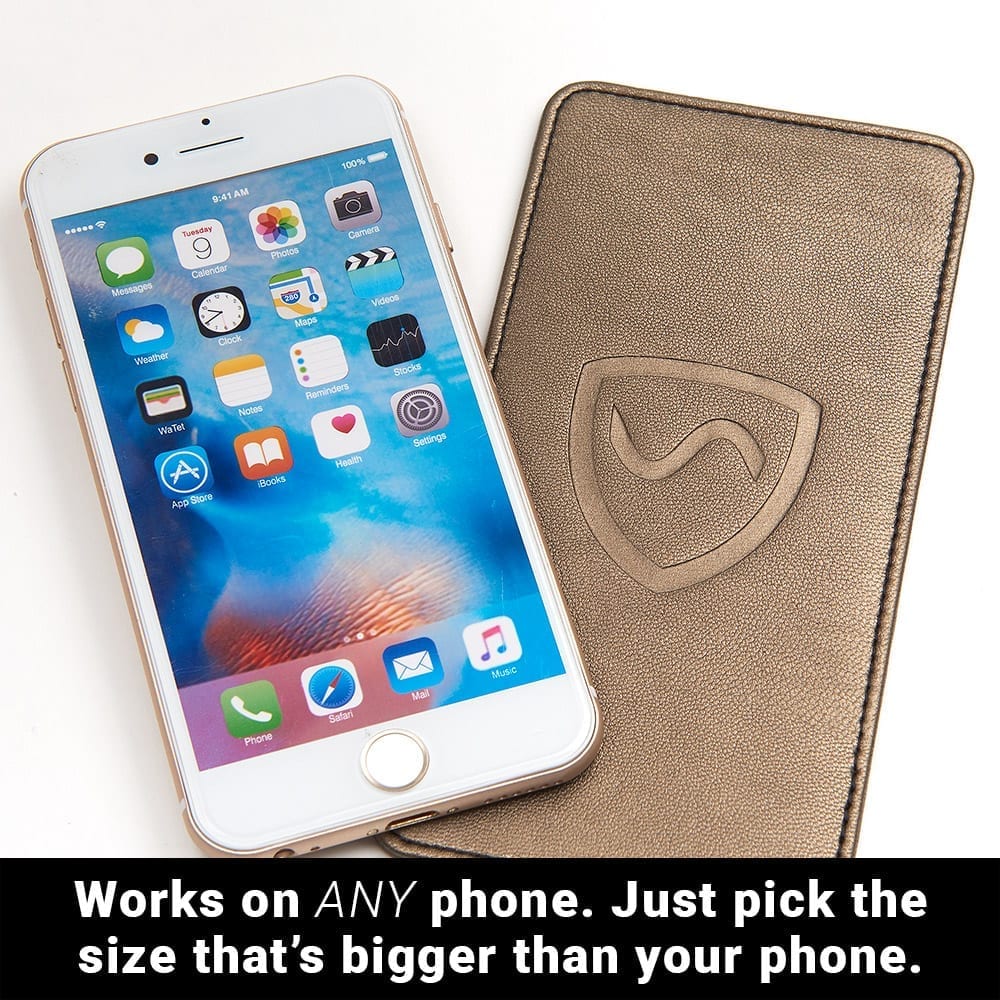 Vegan leather phone sleeve with card slots, photo 10