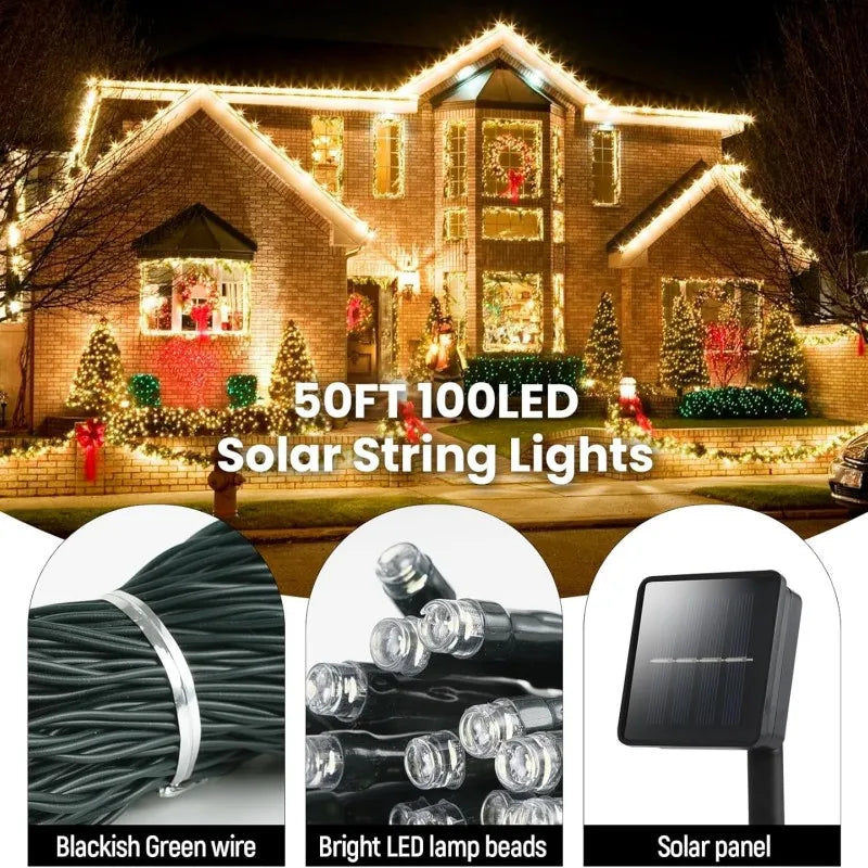 Solar patio string lights, photo 3
