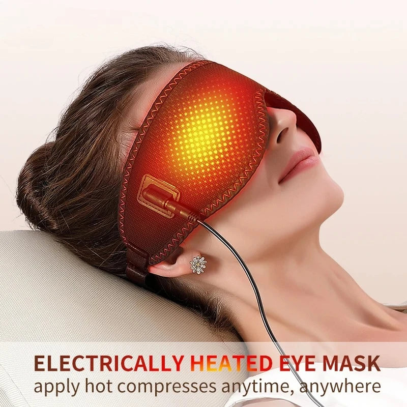 Heated eye mask with 3 heat levels