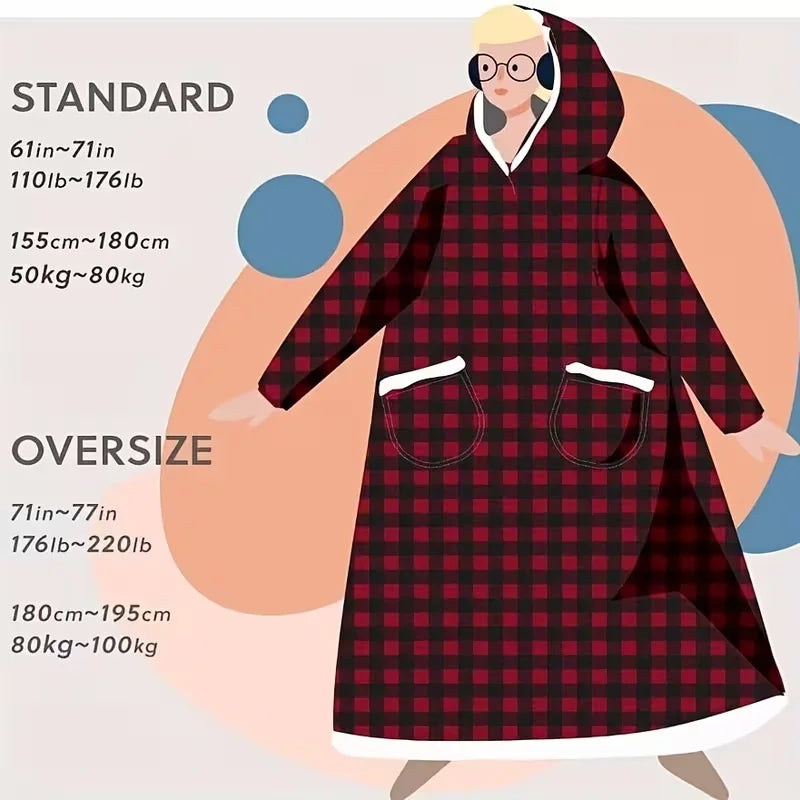 Oversized wearable blanket hoodie, photo 3