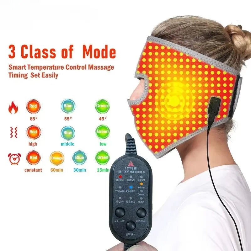 Heated eye mask with 3 heat levels, photo 5