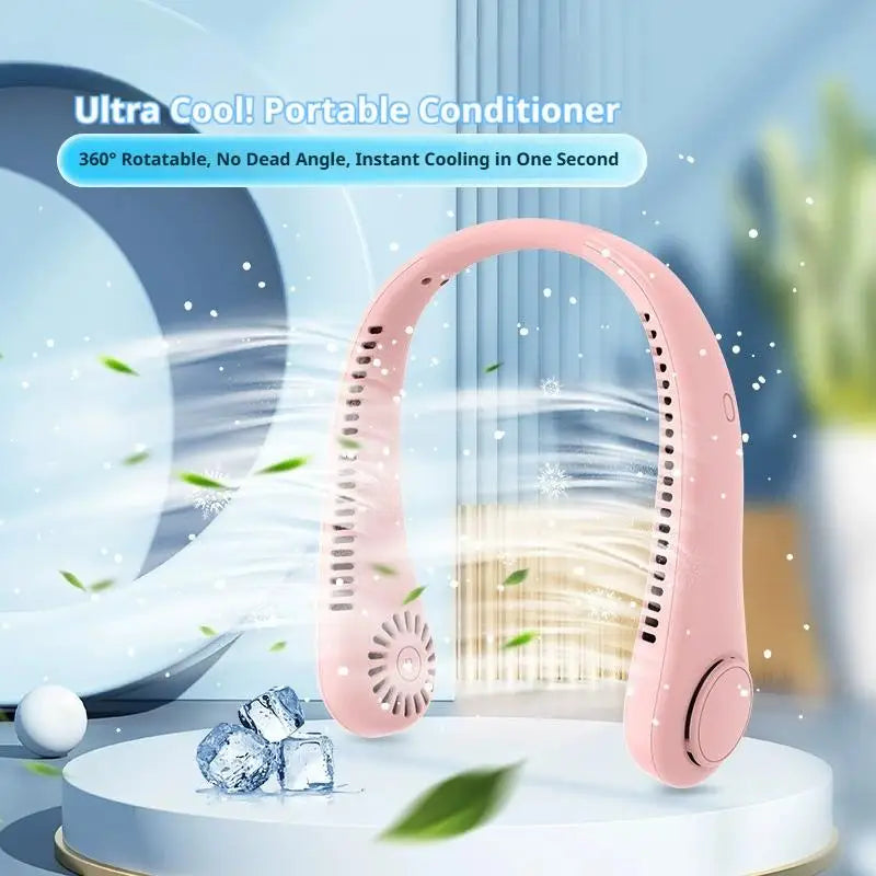 Bladeless rechargeable neck fan, photo 2