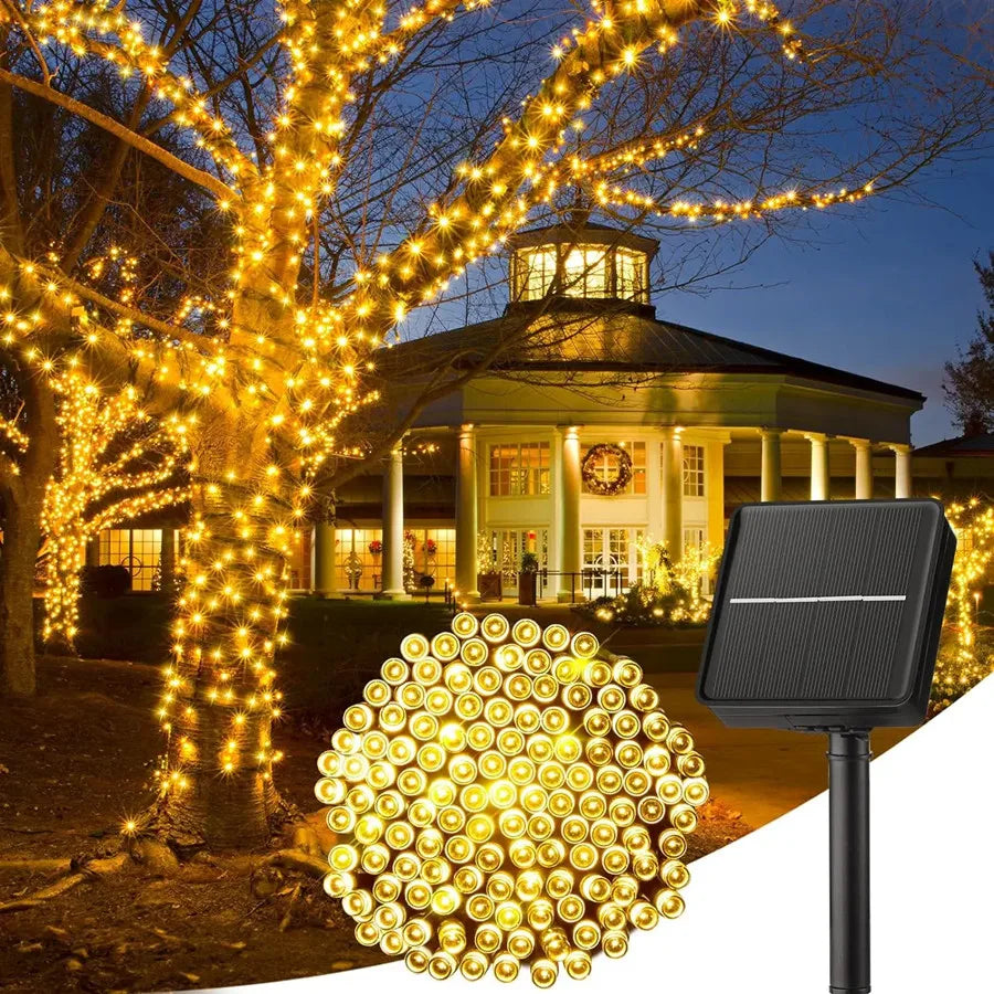 Solar patio string lights, photo 7