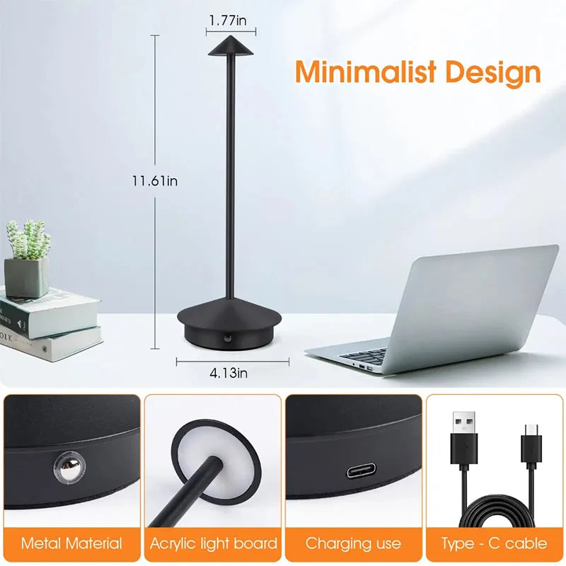 Rechargeable cordless table lamp, photo 6