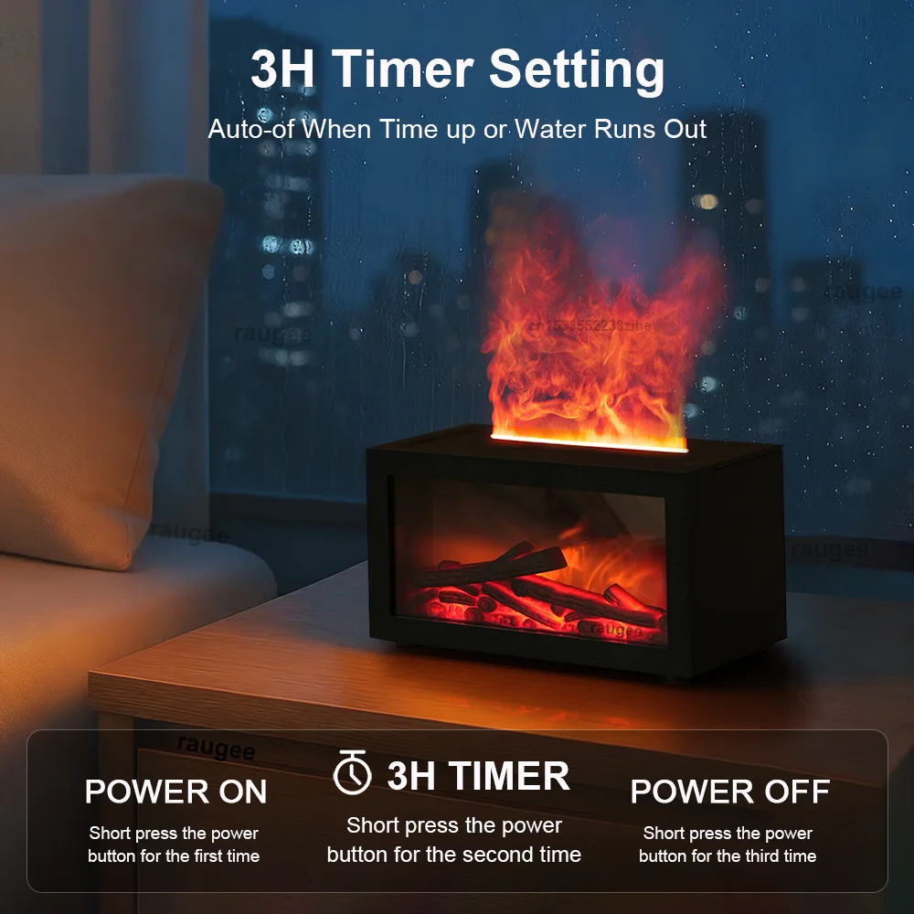 Flame effect aroma diffuser, photo 5