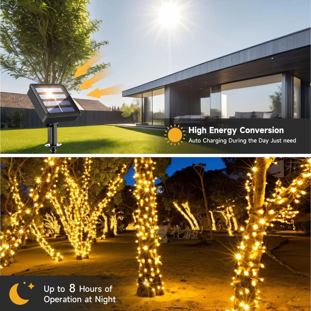 Solar patio string lights, photo 2
