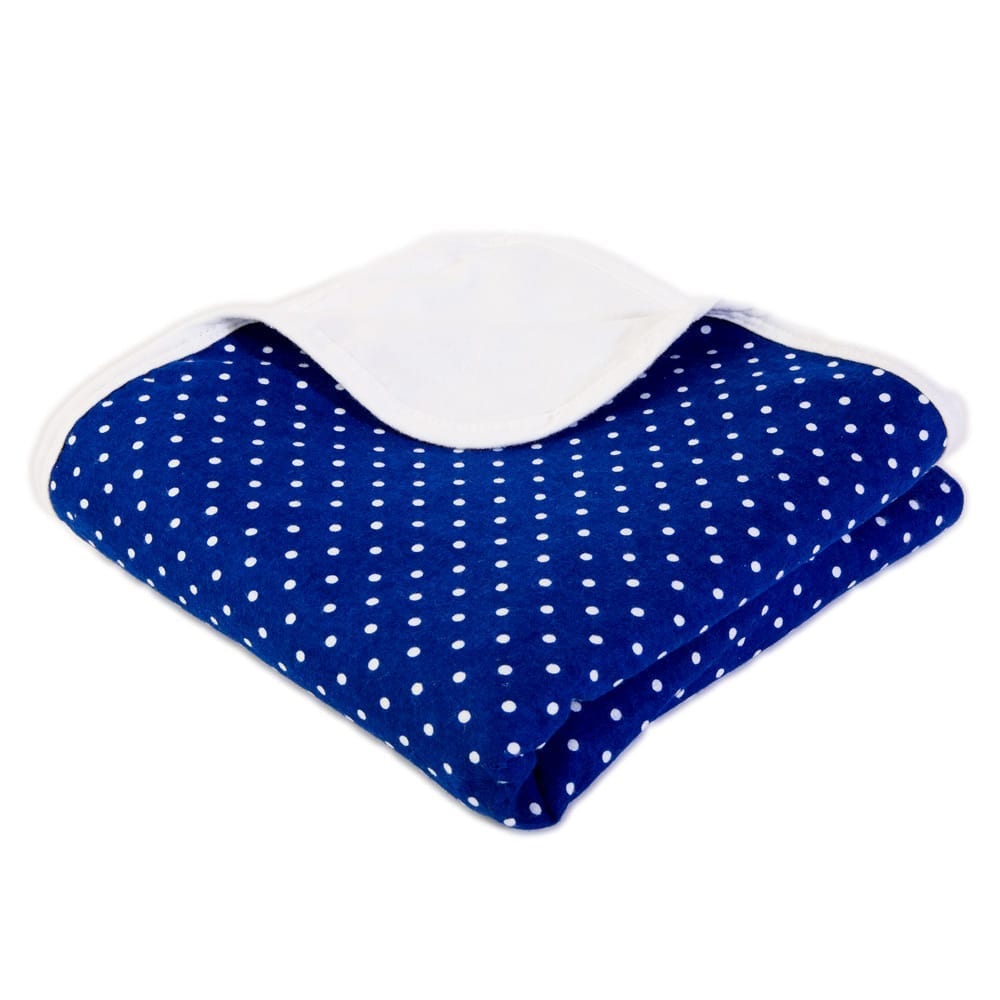 Silver-fabric flannel baby blanket