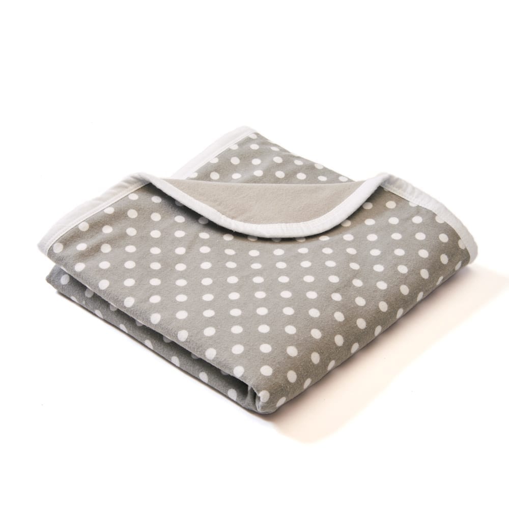 Silver-Fabric Flannel Baby Blanket
