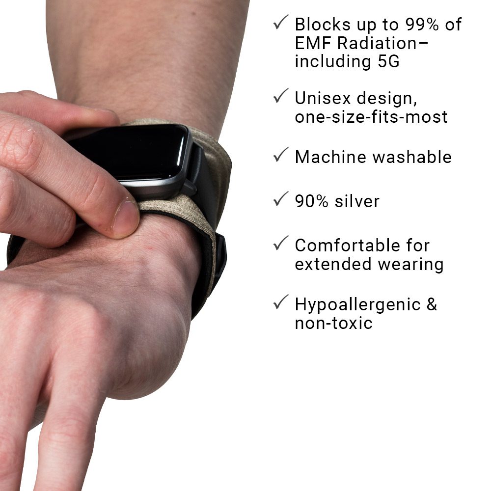 Silver-thread smartwatch wrist band, photo 9