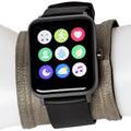 Silver-thread smartwatch wrist band